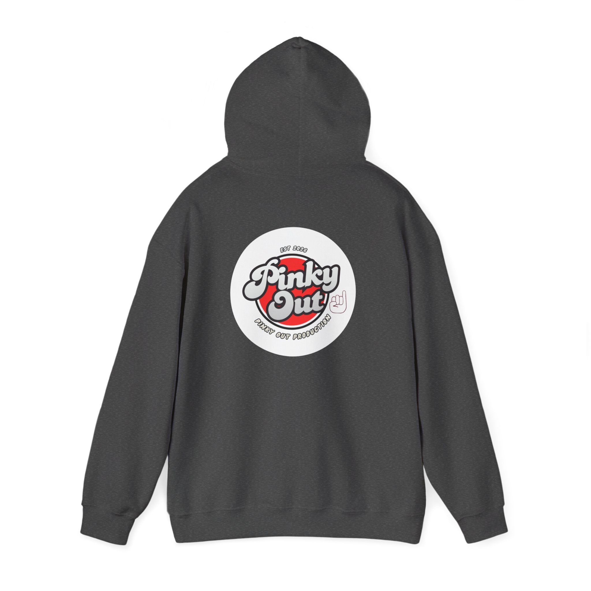Pinky Out Retro Logo Hoodie — Vintage Skate Streetwear Pullover