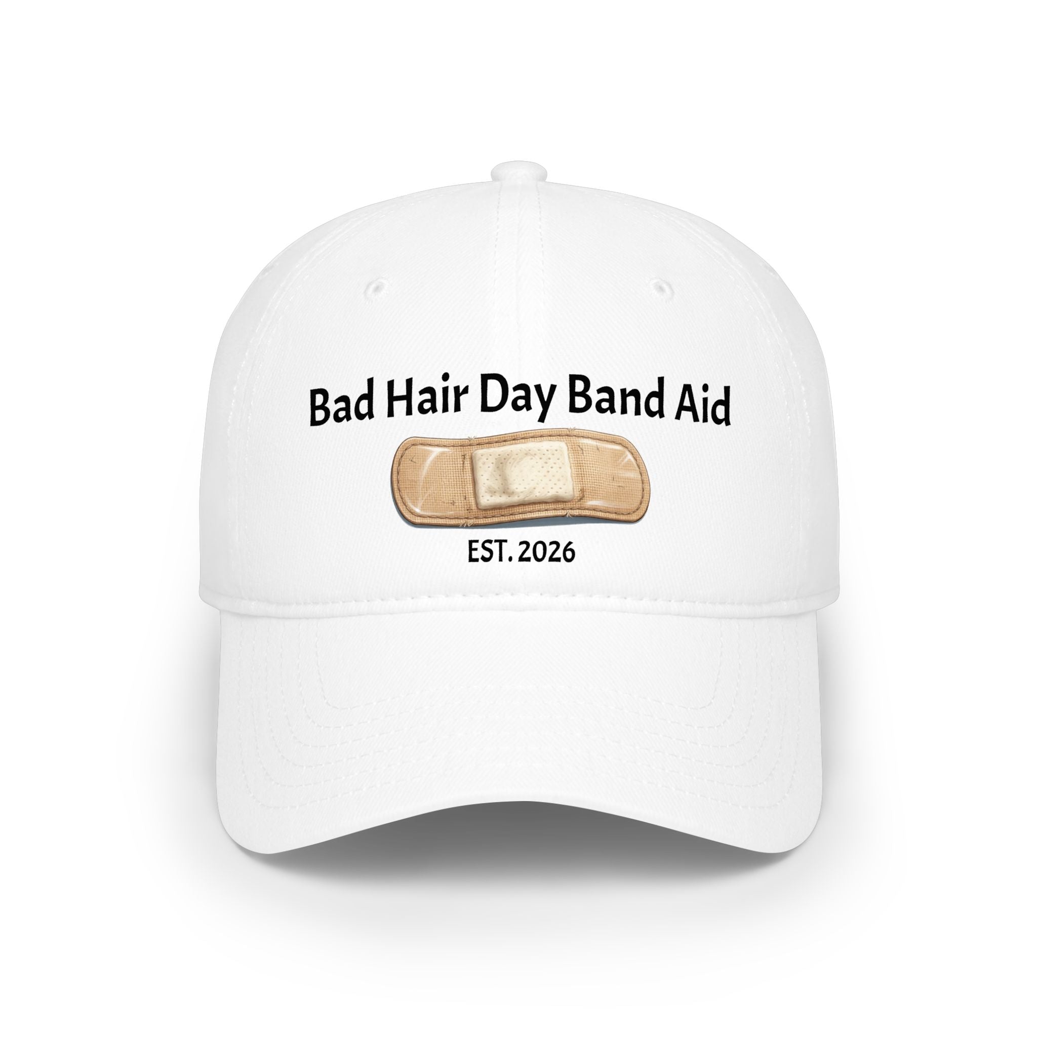 Bad Hair Day Band Aid Baseball Cap – Funny Red Low Profile Hat (Est. 2026)