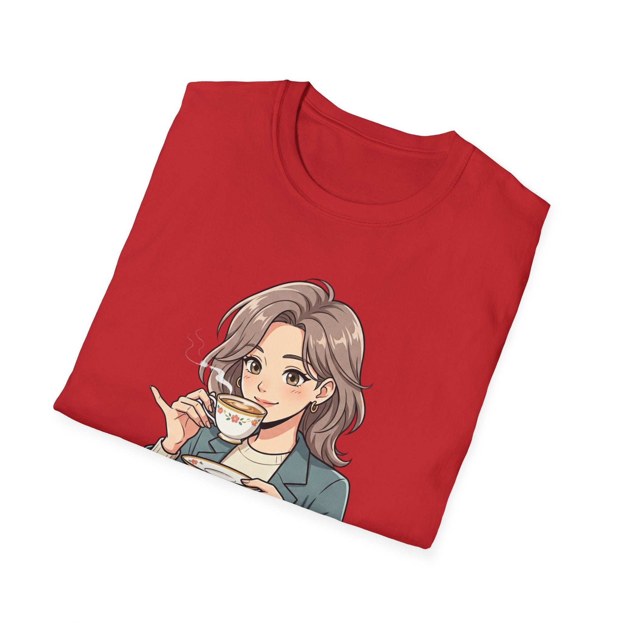 Tea Lover T‑Shirt — "pinky out" Anime Tea Drinking Graphic Tee