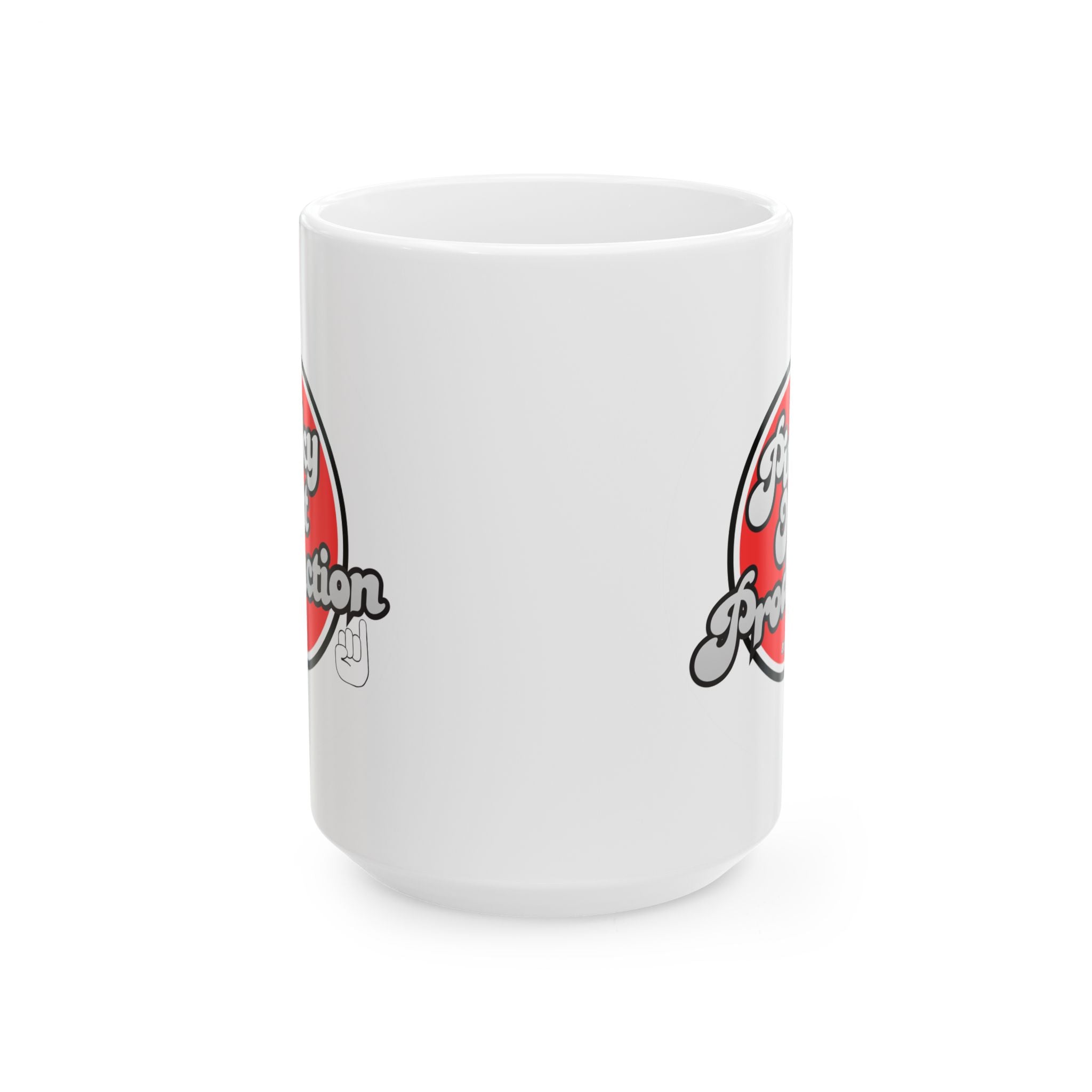Pinky Out Ceramic Mug – Retro "Satisfaction" Coffee Cup (11oz & 15oz)