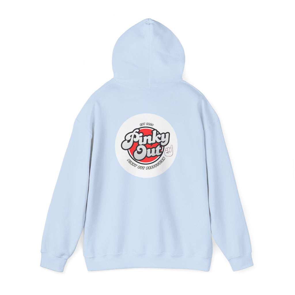 Pinky Out Retro Logo Hoodie — Vintage Skate Streetwear Pullover