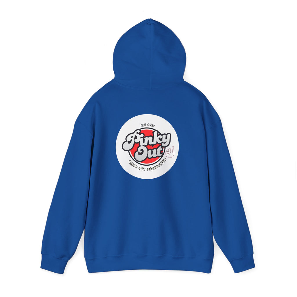 Pinky Out Retro Logo Hoodie — Vintage Skate Streetwear Pullover